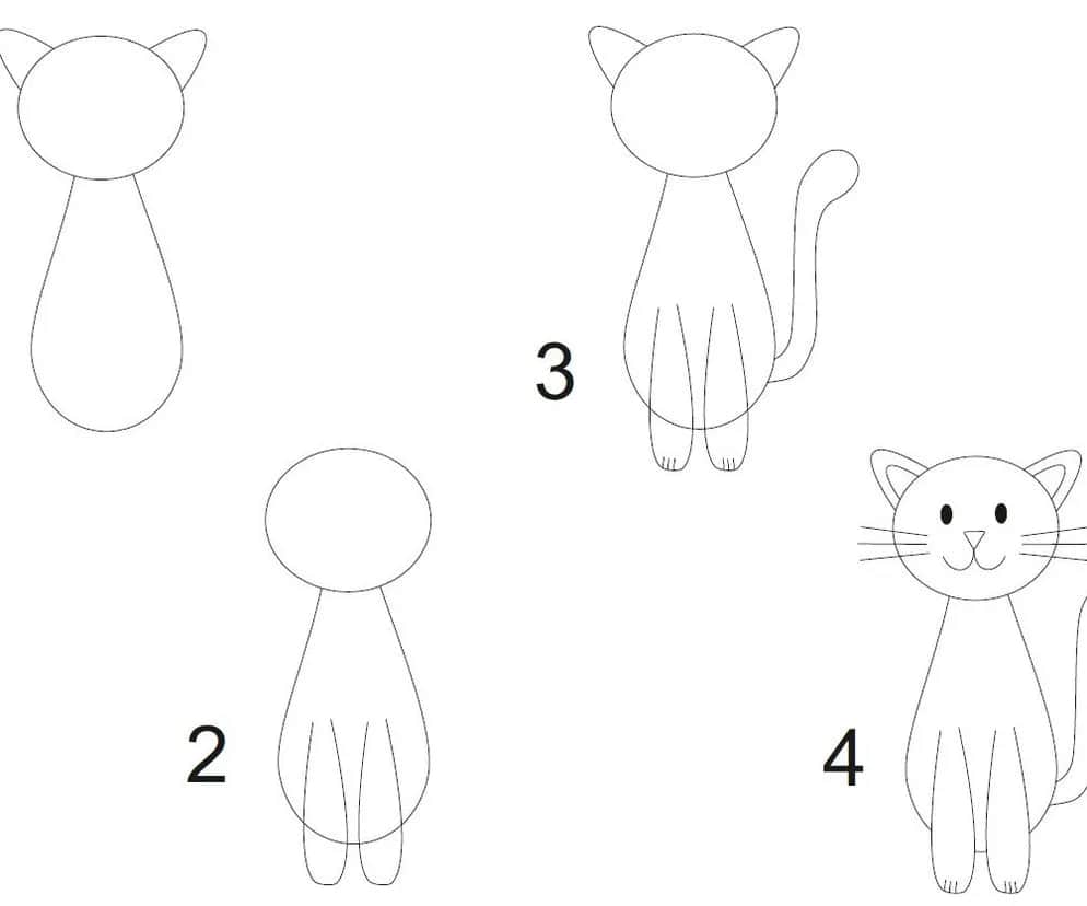 Jak narysować kota dla dziecka - proste kroki, które zachwycą malucha