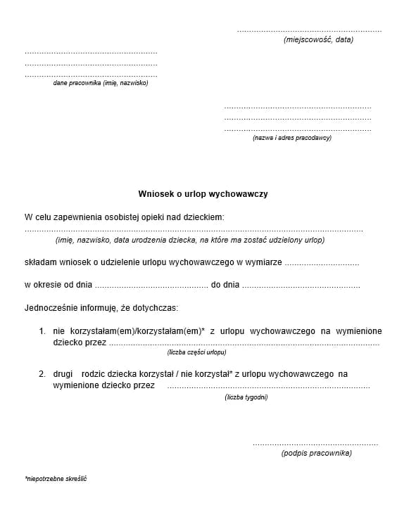 Urlop wychowawczy: jak prawidłowo obliczyć miesiące? Poradnik