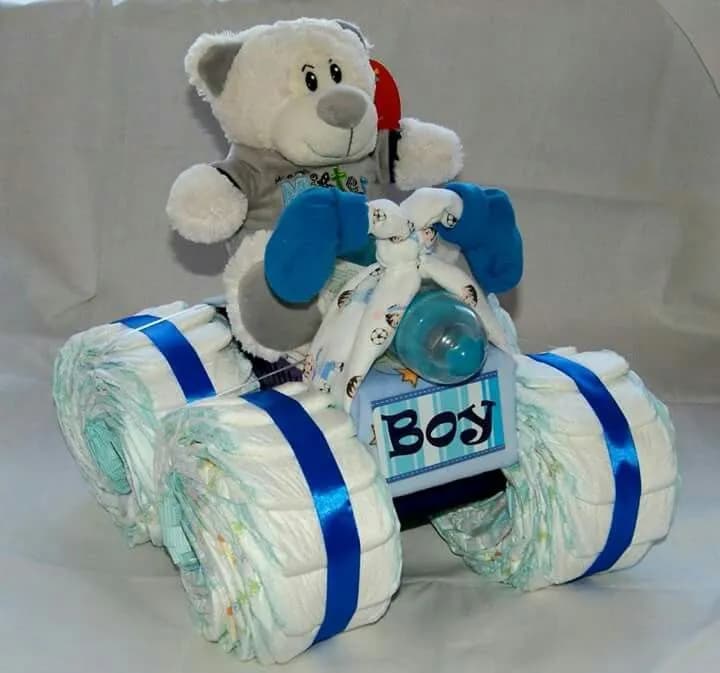 Jak zrobić rowerek z pampersów - proste instrukcje krok po kroku