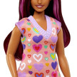 Barbie Fashionistas lalka w serduszkowej sukience (4)