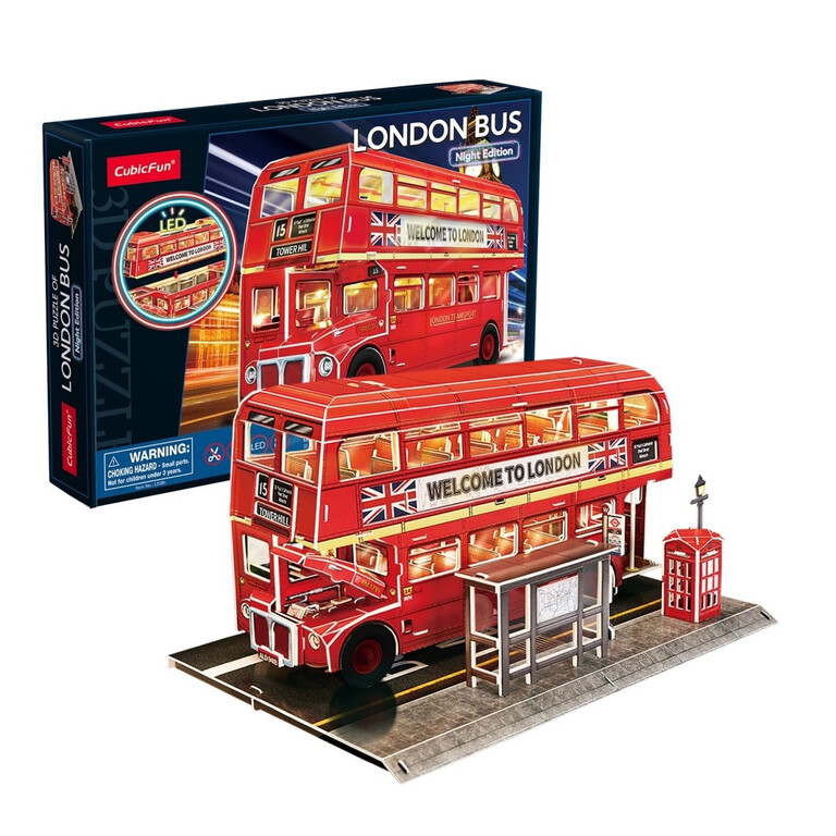 Cubic Fun Puzzle 3D - Londyński autobus