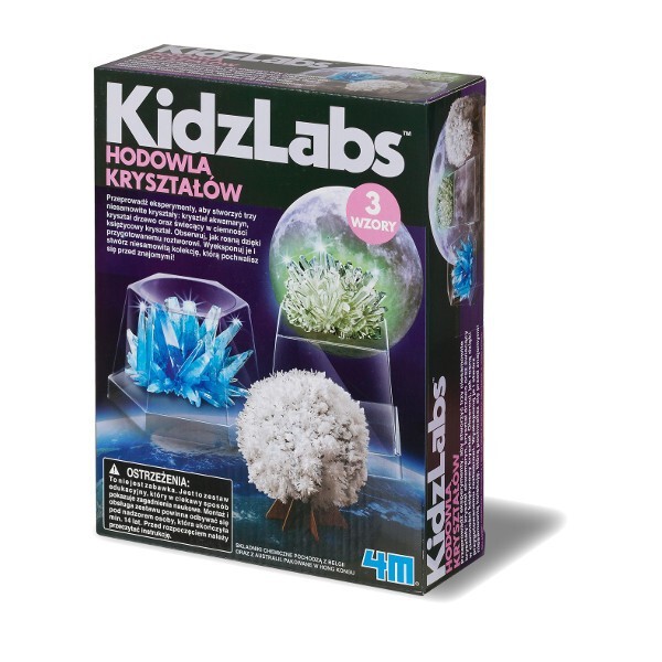 4m  KidzLabs - Hodowla kryształów: 3 wzory