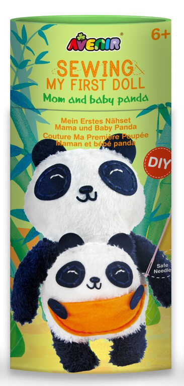 MG DYSTRYBUCJA Zestaw kreatywny Moja pierwsza lalka do uszycia - Panda 6+ (1)