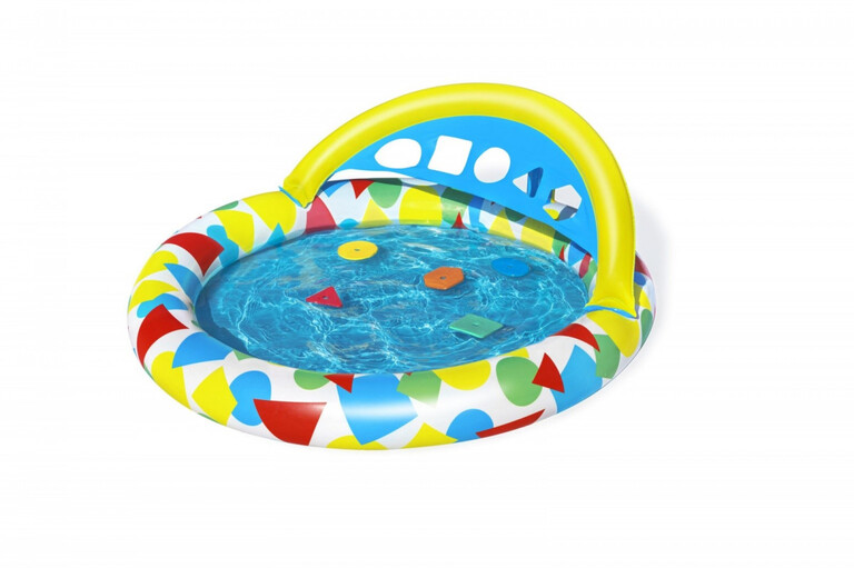 BESTWAY Basen dla dzieci Bestway Splash & Learn z sorterem kształtów i bańką wodną