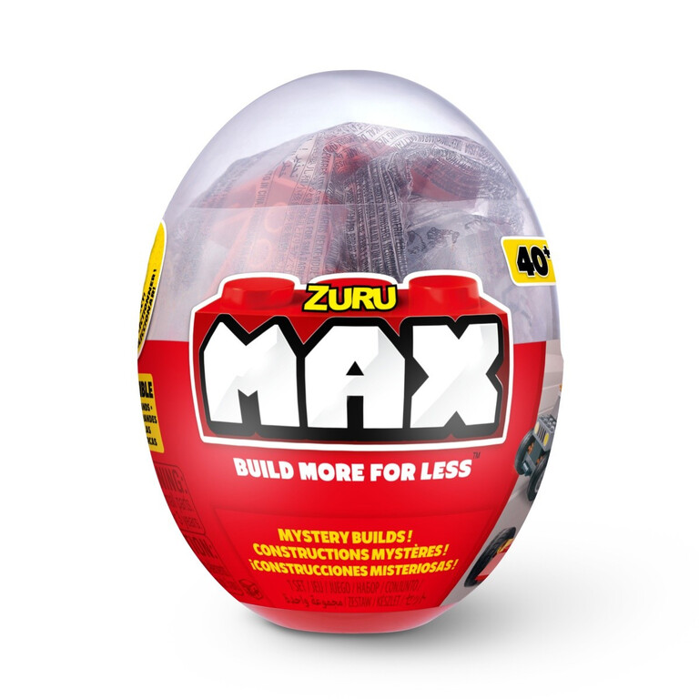 ZURU Mystery Egg Capsule Max Build Klocki konstrukcyjne Jajko 40 klocków mix 